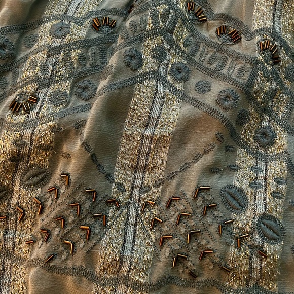 Anthropologie sparkly bohemian blouse - Picture 3 of 4